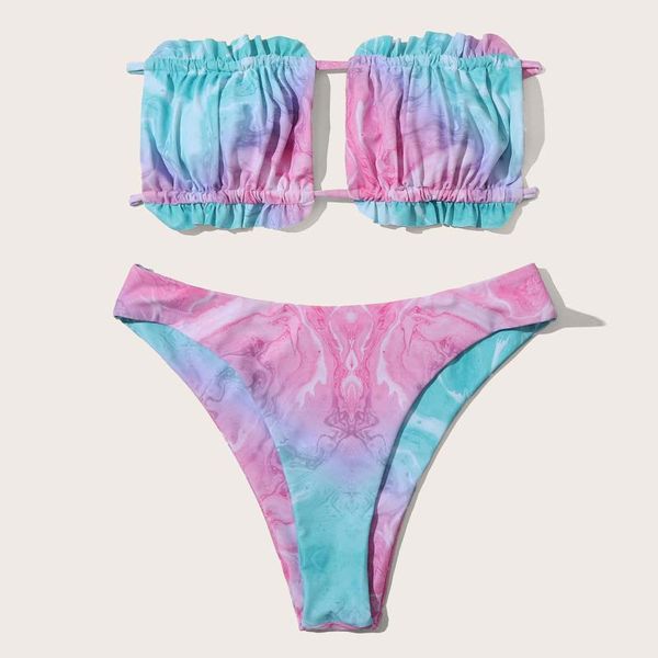 women's swimwear two piece knot front bikini set crop swimsuit with floral bottom tube push up padded two-piece, White;black
women's swimwear two piece knot front bikini set crop swimsuit with floral bottom tube push up padded two-piece, White;black