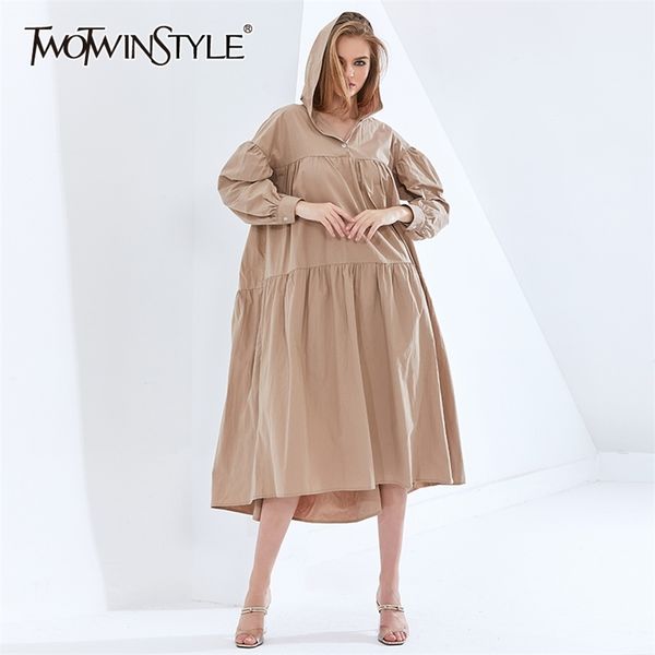 vintage dress for women hooded collar lantern long sleeve ruched loose oversized a line dresses female clothes 210520, Black;gray
vintage dress for women hooded collar lantern long sleeve ruched loose oversized a line dresses female clothes 210520, Black;gray