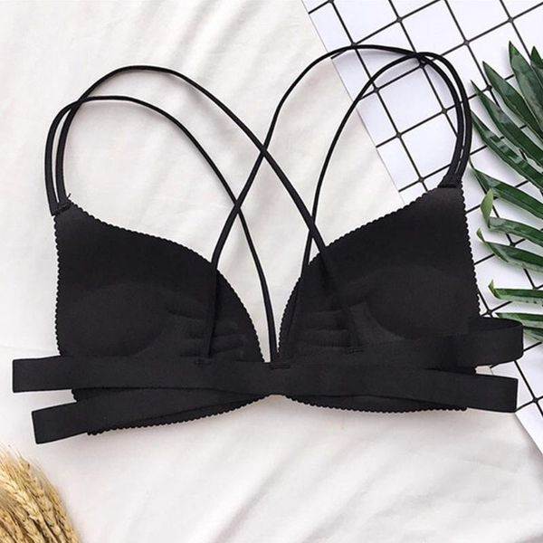 gym clothing women fashion bra padded wire ladies gather lingerie back beautify bralette front closure push up, White;black
gym clothing women fashion bra padded wire ladies gather lingerie back beautify bralette front closure push up, White;black