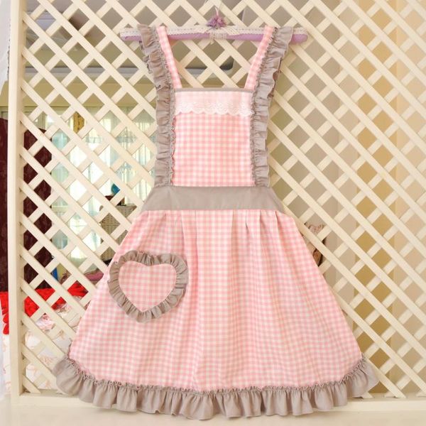 fashion aprons women princess lattice baking pink kitchen work clothes cooking accessories cotton cleaning dress bib restaurant
fashion aprons women princess lattice baking pink kitchen work clothes cooking accessories cotton cleaning dress bib restaurant