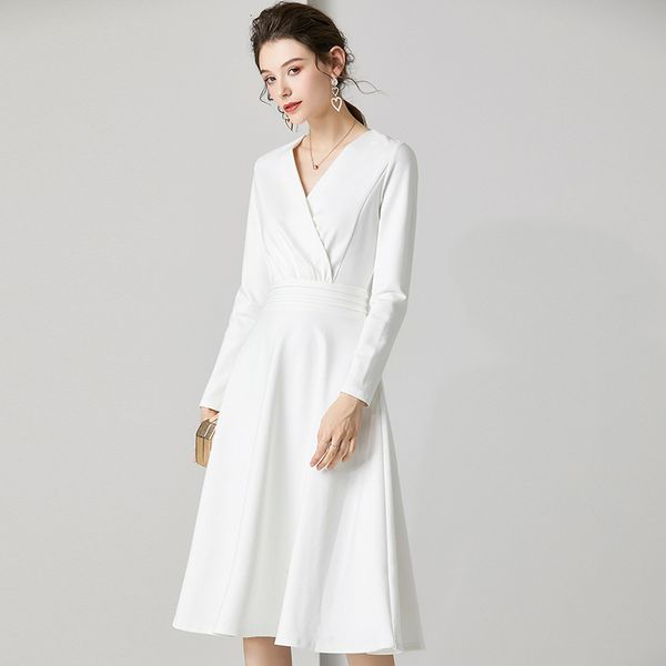dress minimalism autumn feminine fashion olstyle vneck high waist to woman at knee ed as female 120299, Black;gray
dress minimalism autumn feminine fashion olstyle vneck high waist to woman at knee ed as female 120299, Black;gray
