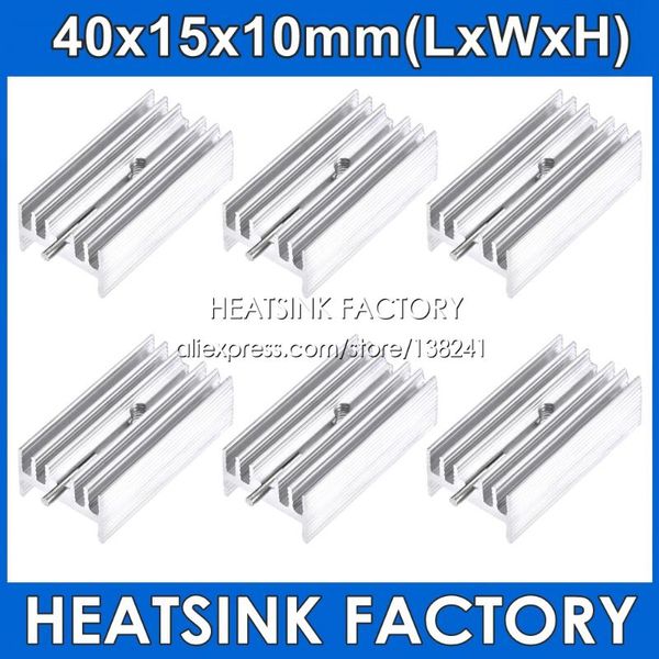 fans & coolings 40x15x10mm mos transistor to-220 aluminum heatsink radiator heat sink cooler for transistors to220, rohs compliant
fans & coolings 40x15x10mm mos transistor to-220 aluminum heatsink radiator heat sink cooler for transistors to220, rohs compliant