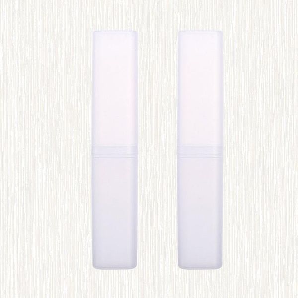 2pcs travel toothbrush storage rack container portable holder (transparent) bath accessory set
2pcs travel toothbrush storage rack container portable holder (transparent) bath accessory set