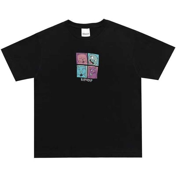 american tide ripndip cat middle finger cat t-shirt cartoon cotton loose round neck short sleeve summer a2a8, White;black
american tide ripndip cat middle finger cat t-shirt cartoon cotton loose round neck short sleeve summer a2a8, White;black