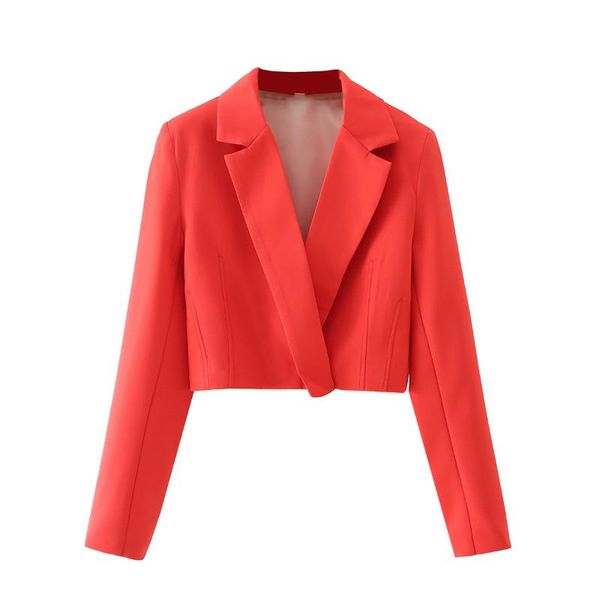 women's suits & blazers 2021 women office lady fashion hidden breasted cropped blazer coat long sleeve notched neck vintage female oute, White;black
women's suits & blazers 2021 women office lady fashion hidden breasted cropped blazer coat long sleeve notched neck vintage female oute, White;black