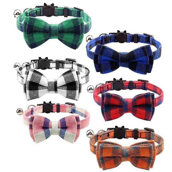 cat collars & leads christmas collar breakaway with bell and cute bow tie wave point grid printing for cats kitten puppy
cat collars & leads christmas collar breakaway with bell and cute bow tie wave point grid printing for cats kitten puppy