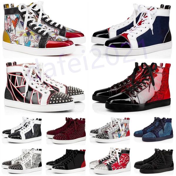mens casual shoes women outdoor red bottoms shoe studded spikes loafers sneakers suede leather flats ttrainers jogging des chaussures a33, Black
mens casual shoes women outdoor red bottoms shoe studded spikes loafers sneakers suede leather flats ttrainers jogging des chaussures a33, Black
