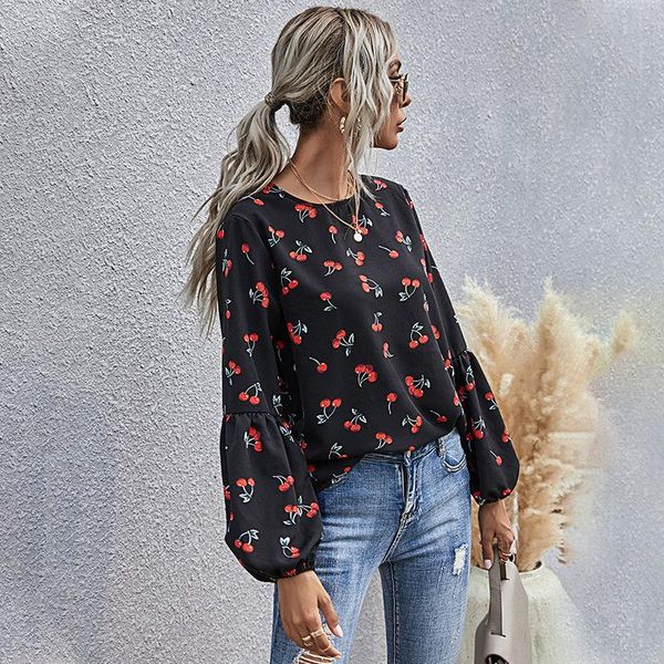autumn blouse women fruit pattern casual long-sleeved ladies fashion slim fit o-neck vintage long sleeve black women's blouses & shirts, White
autumn blouse women fruit pattern casual long-sleeved ladies fashion slim fit o-neck vintage long sleeve black women's blouses & shirts, White