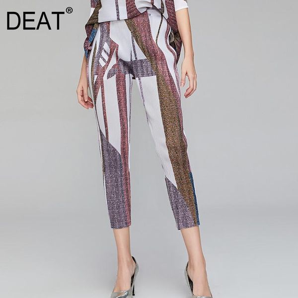 pleated pants woman hit color striped graffiti design small feet pencial slim trousers casual 2021 spring fashion ht562 women's & capri, Black;white
pleated pants woman hit color striped graffiti design small feet pencial slim trousers casual 2021 spring fashion ht562 women's & capri, Black;white