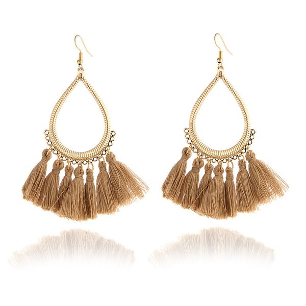 studs earrings alloy electroplating tassel long wool ball fan shaped large circle women's, Golden;silver
studs earrings alloy electroplating tassel long wool ball fan shaped large circle women's, Golden;silver