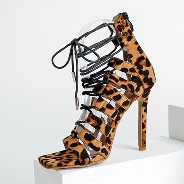 sandals roma style hollow out cross ankle strap gladiator women high heels leopard grain square toe party dance shoes pumps, Black
sandals roma style hollow out cross ankle strap gladiator women high heels leopard grain square toe party dance shoes pumps, Black