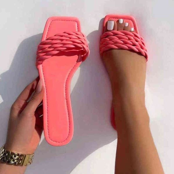 slippers rimocy 2021 weave flat for women comfortable soft low heel square toe sandals woman plus size casual beach flip flops 1cr, Black
slippers rimocy 2021 weave flat for women comfortable soft low heel square toe sandals woman plus size casual beach flip flops 1cr, Black
