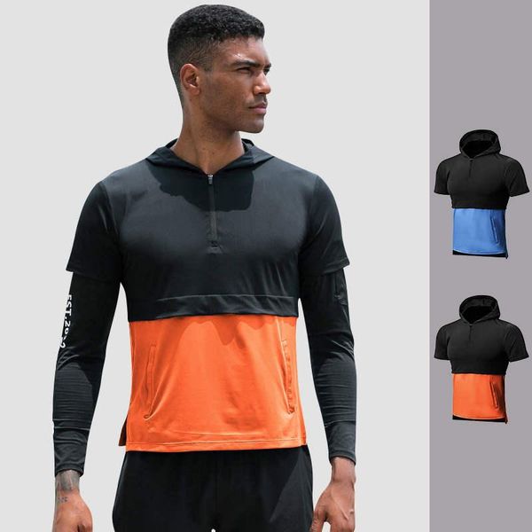 running jackets men's outdoor fitness t-shirt hoodies quick dry sport shirt men compression gym trainning exercise coat sweater 9121, Black;red
running jackets men's outdoor fitness t-shirt hoodies quick dry sport shirt men compression gym trainning exercise coat sweater 9121, Black;red
