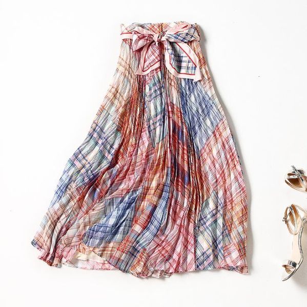european and american women's clothing spring 2021 bow tie plaid print fashion pleated skirt 08df, Black
european and american women's clothing spring 2021 bow tie plaid print fashion pleated skirt 08df, Black