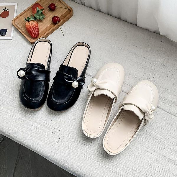 loafers shoes slippers women summer pantofle low female mule cover toe string bead slides 2021 flat mules pu basic tpr rome, Black
loafers shoes slippers women summer pantofle low female mule cover toe string bead slides 2021 flat mules pu basic tpr rome, Black
