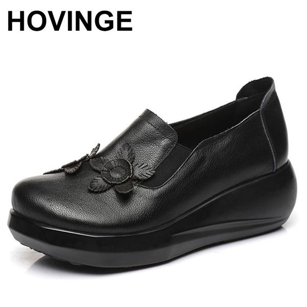 spring flowers retro women high heel wedges shoes comfort casual fashion platform genuine leather dress, Black
spring flowers retro women high heel wedges shoes comfort casual fashion platform genuine leather dress, Black