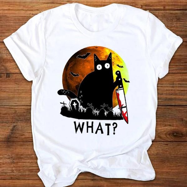 men graphic cat funny 90s horror cute autumn halloween print clothes lady tees female t shirt mens, White;black
men graphic cat funny 90s horror cute autumn halloween print clothes lady tees female t shirt mens, White;black