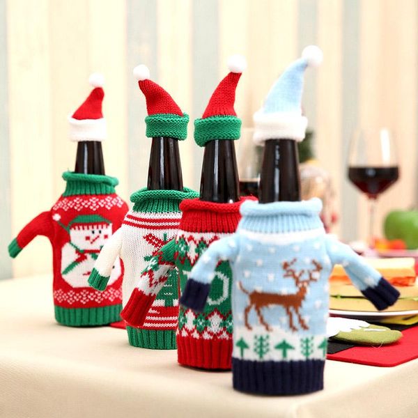 christmas decorations wine bottle decor set santa claus snowman deer cover clothes kitchen decoration for year xmas dinner party
christmas decorations wine bottle decor set santa claus snowman deer cover clothes kitchen decoration for year xmas dinner party