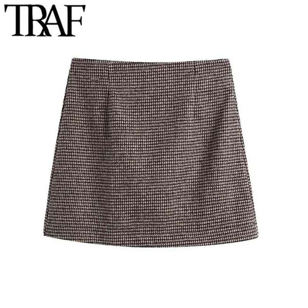 women fashion office wear check mini skirt vintage high waist side zipper female skirts mujer 210507, Black
women fashion office wear check mini skirt vintage high waist side zipper female skirts mujer 210507, Black