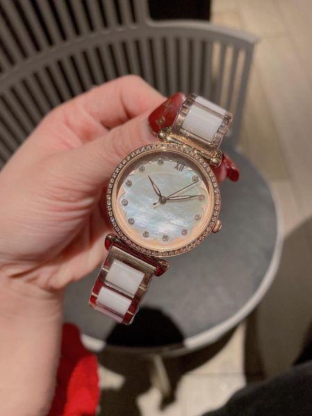 wristwatches natural mother of pearl shell watches women geometric diamond ceramica female stainless steel quartz wristwatch 31mm, Slivery;brown
wristwatches natural mother of pearl shell watches women geometric diamond ceramica female stainless steel quartz wristwatch 31mm, Slivery;brown