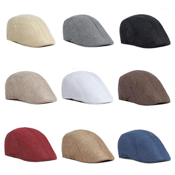 berets summer mesh hat for men solid black white breathable sboy cap women retro painter thin flat herringbone boina, Blue;gray
berets summer mesh hat for men solid black white breathable sboy cap women retro painter thin flat herringbone boina, Blue;gray