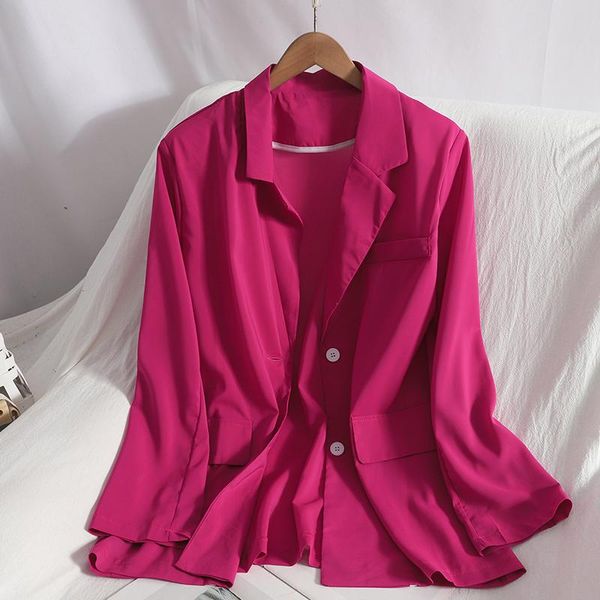women's suits & blazers temperament mid-length suit jacket for womens summer pure color wild loose long-sleeved shirt coats gentle whit, White;black
women's suits & blazers temperament mid-length suit jacket for womens summer pure color wild loose long-sleeved shirt coats gentle whit, White;black