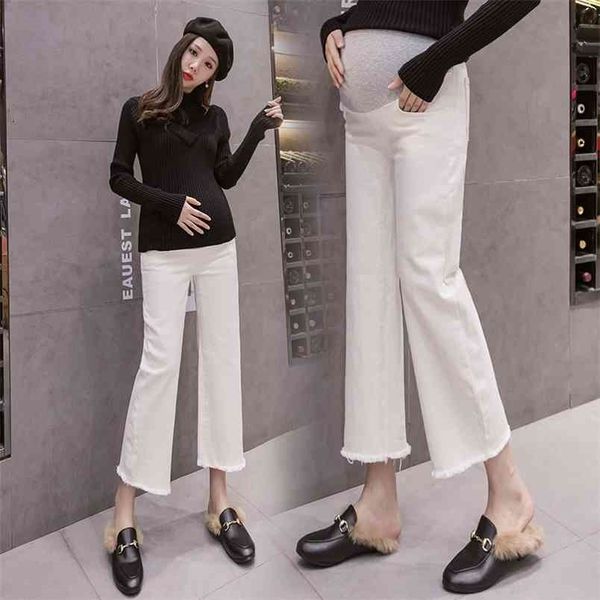 1838# 9/10 spring chic ins cotton denim maternity jeans elastic waist belly pencil pants for pregnant women pregnancy casual 210918, White
1838# 9/10 spring chic ins cotton denim maternity jeans elastic waist belly pencil pants for pregnant women pregnancy casual 210918, White
