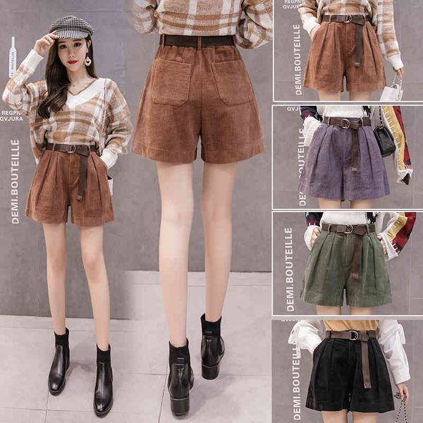 casual streetwear s-5xl plus size for women winter high waist corduroy ladies shorts with belt loose wide leg short femme, White;black
casual streetwear s-5xl plus size for women winter high waist corduroy ladies shorts with belt loose wide leg short femme, White;black