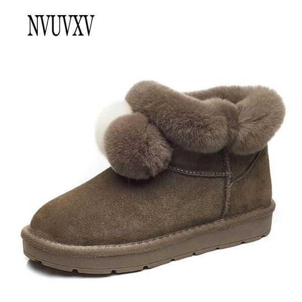 boots rex fur decoration ball snow fashion simple women shoes breathable and warm woman leisure ankle sh141, Black
boots rex fur decoration ball snow fashion simple women shoes breathable and warm woman leisure ankle sh141, Black