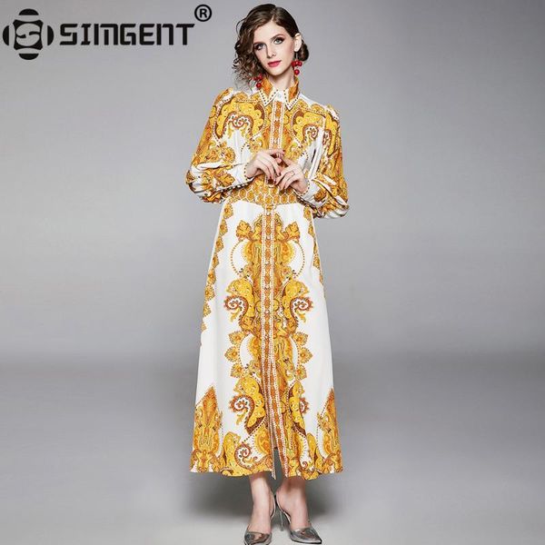 casual dresses simgent single breasted maxi long dress autumn lantern sleeve turn down collar belted printing woman clothing jurk sg97101, Black;gray
casual dresses simgent single breasted maxi long dress autumn lantern sleeve turn down collar belted printing woman clothing jurk sg97101, Black;gray