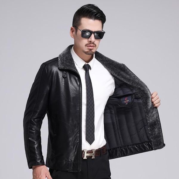 men's fur & faux fashion 2021 man coat winter clothes cashmere thickening leather jacket keep warm youth business casual m-xxxl, Black
men's fur & faux fashion 2021 man coat winter clothes cashmere thickening leather jacket keep warm youth business casual m-xxxl, Black