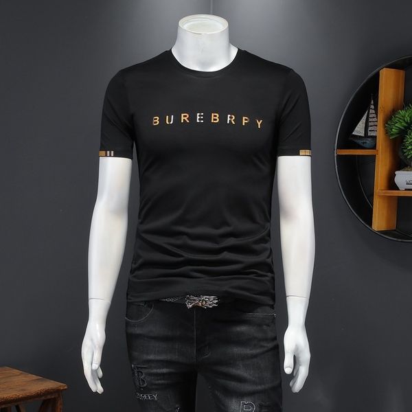 fashion t shirts 2021 summer men's high end double mercerized cotton short sleeve slim embroidery wash, White;black
fashion t shirts 2021 summer men's high end double mercerized cotton short sleeve slim embroidery wash, White;black