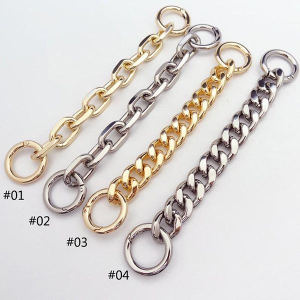 link, chain 18cm aluminum bag strap handbag handle diy wallet replacement accessories, Black
link, chain 18cm aluminum bag strap handbag handle diy wallet replacement accessories, Black