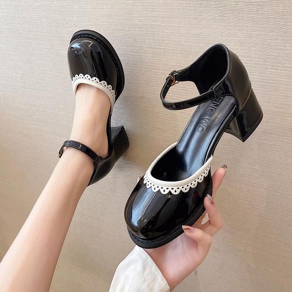 dress shoes all-match closed toe sandals 2021 women's espadrilles platform female shoe clear heels high girls fashion beige retro comfo, Black
dress shoes all-match closed toe sandals 2021 women's espadrilles platform female shoe clear heels high girls fashion beige retro comfo, Black