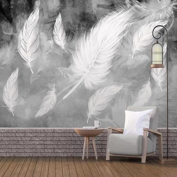 custom 3d self adhesive wallpaper modern simple white feathers po murals living room bedroom home decor painting waterproof wallpapers
custom 3d self adhesive wallpaper modern simple white feathers po murals living room bedroom home decor painting waterproof wallpapers