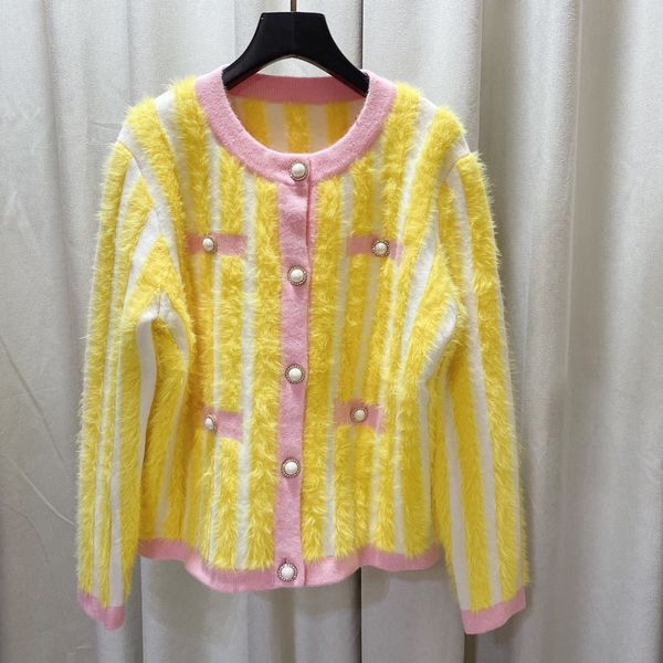 2021 autumn winter milan runway sweaters o neck long sleeve high end jacquard cardigan women's designer clothing 1007-11, White;black
2021 autumn winter milan runway sweaters o neck long sleeve high end jacquard cardigan women's designer clothing 1007-11, White;black