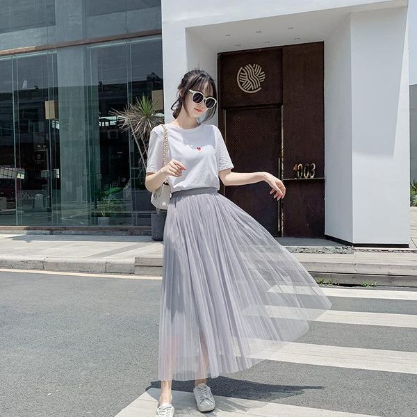 skirts mesh pleated skirt casual a-line empire midi plus size faldas mujer moda 2021 streetwear summer lolita, Black
skirts mesh pleated skirt casual a-line empire midi plus size faldas mujer moda 2021 streetwear summer lolita, Black
