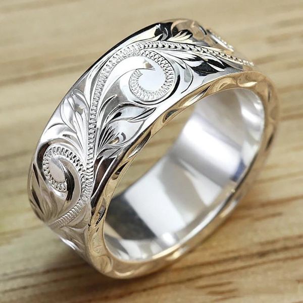 wedding rings modyle trendy engraved flower leaf pattern women band romantic accessories for lover versatile fashion jewelry, Slivery;golden
wedding rings modyle trendy engraved flower leaf pattern women band romantic accessories for lover versatile fashion jewelry, Slivery;golden