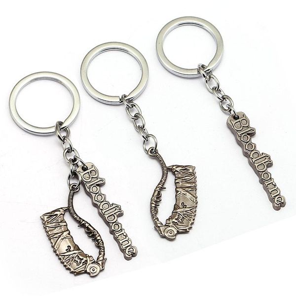 keychains ps4 bloodborne logo keychain metal 3 models pendant key ring chain holder llavero men gift porte clef sleutelhanger, Silver
keychains ps4 bloodborne logo keychain metal 3 models pendant key ring chain holder llavero men gift porte clef sleutelhanger, Silver