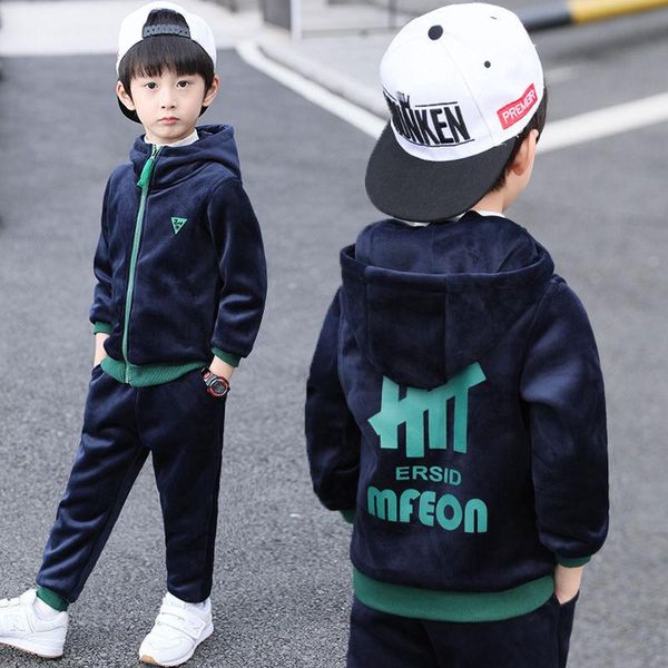 clothing sets 2021 double-sided plush boys set autumn winter warm letter suit for kids 3-9 years children clothes, White
clothing sets 2021 double-sided plush boys set autumn winter warm letter suit for kids 3-9 years children clothes, White