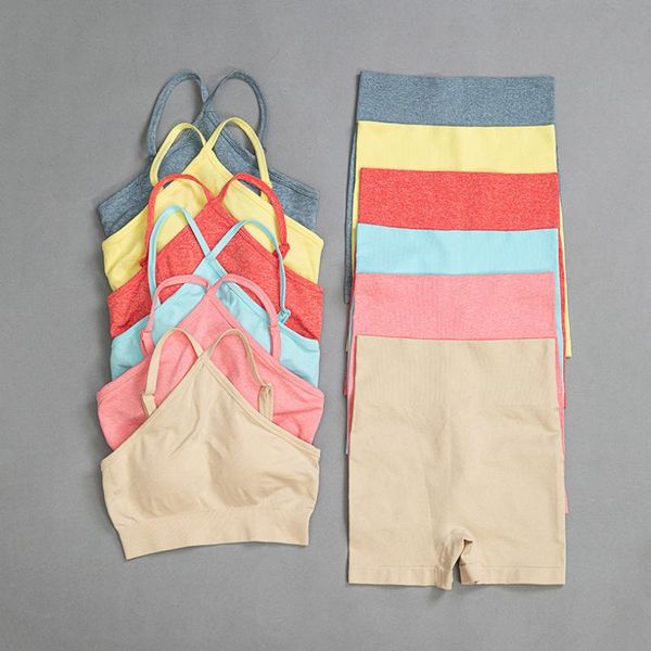 yoga outfit women's clothes suspender shorts suit tight running gym leggings fitness breathable soft sportswear set female
yoga outfit women's clothes suspender shorts suit tight running gym leggings fitness breathable soft sportswear set female