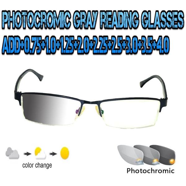sunglasses pochromic gray reading glasses ultralight trend fashion men women black metal frame +0.75 to +4.0, White;black
sunglasses pochromic gray reading glasses ultralight trend fashion men women black metal frame +0.75 to +4.0, White;black