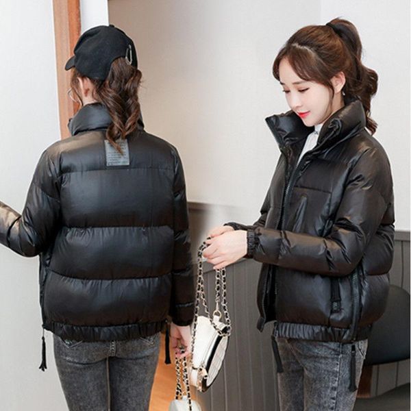 women's down & parkas 2021 short winter jacket women warm cotton padded female casual loose outwear ladies coats h991, Black
women's down & parkas 2021 short winter jacket women warm cotton padded female casual loose outwear ladies coats h991, Black