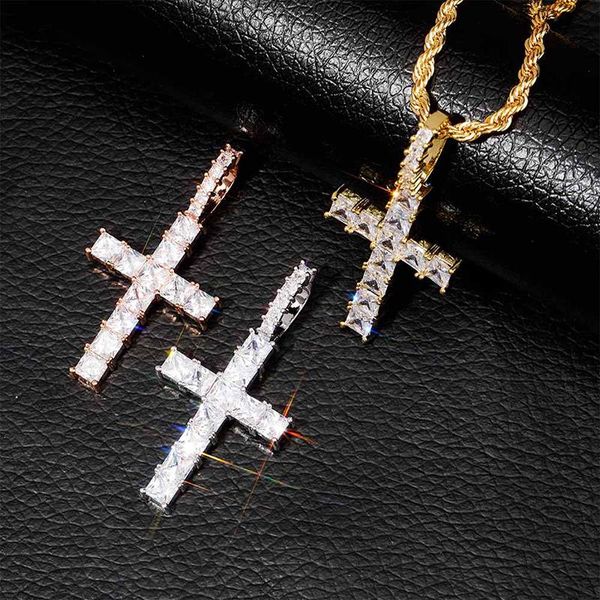 pendant necklaces geometric square zircon cross for men women hip hop punk shinny cubic zirconia necklace jewelry gifts, Silver
pendant necklaces geometric square zircon cross for men women hip hop punk shinny cubic zirconia necklace jewelry gifts, Silver