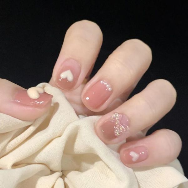 false nails 24pcs cute girl nail tips love heart print patch pearl design short detachable acrylic fover cover, Red;gold
false nails 24pcs cute girl nail tips love heart print patch pearl design short detachable acrylic fover cover, Red;gold