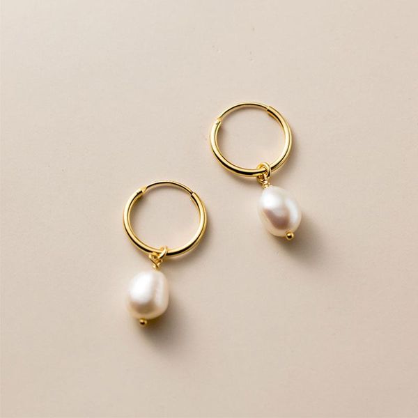 hoop & huggie aifenao 925 sterling silver gold circle baroque pearl earrings for women korean minimalist jewelry girl gift accessories, Golden;silver
hoop & huggie aifenao 925 sterling silver gold circle baroque pearl earrings for women korean minimalist jewelry girl gift accessories, Golden;silver