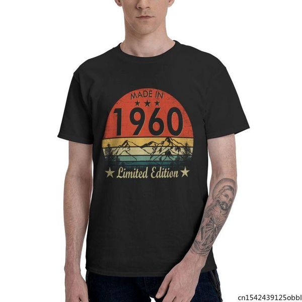 men's t-shirts made in 1960 limited edition men's printing t-shirt novelty short sleeve vintage birthday gift lycra casual size m, White;black
men's t-shirts made in 1960 limited edition men's printing t-shirt novelty short sleeve vintage birthday gift lycra casual size m, White;black
