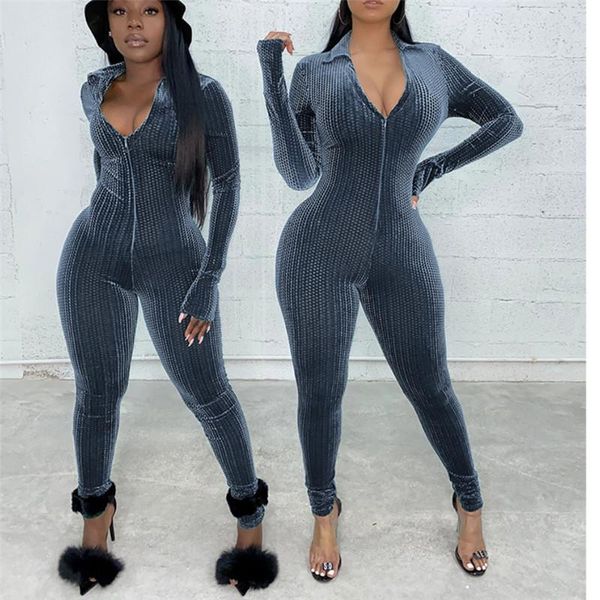 women's spring autumn deep v-neck zipper suede jumpsuit fashion ladies club streetwear outfits bodycon rompers jackets, Black;brown
women's spring autumn deep v-neck zipper suede jumpsuit fashion ladies club streetwear outfits bodycon rompers jackets, Black;brown
