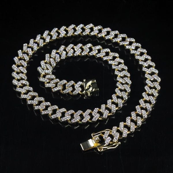 chains fashion 12mm hip hop high-quality iced out necklace for men bling miami cuban link chain necklaces goth jewelry, Silver
chains fashion 12mm hip hop high-quality iced out necklace for men bling miami cuban link chain necklaces goth jewelry, Silver