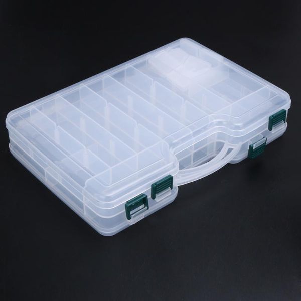 fishing box durable double sided transparent visible plastic lure tackle accessories storage case
fishing box durable double sided transparent visible plastic lure tackle accessories storage case